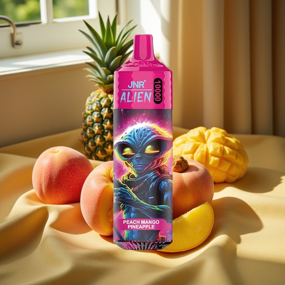 JNR Alien 10000 Puffs Тип-C Бърз Заряд Праскова манго ананас