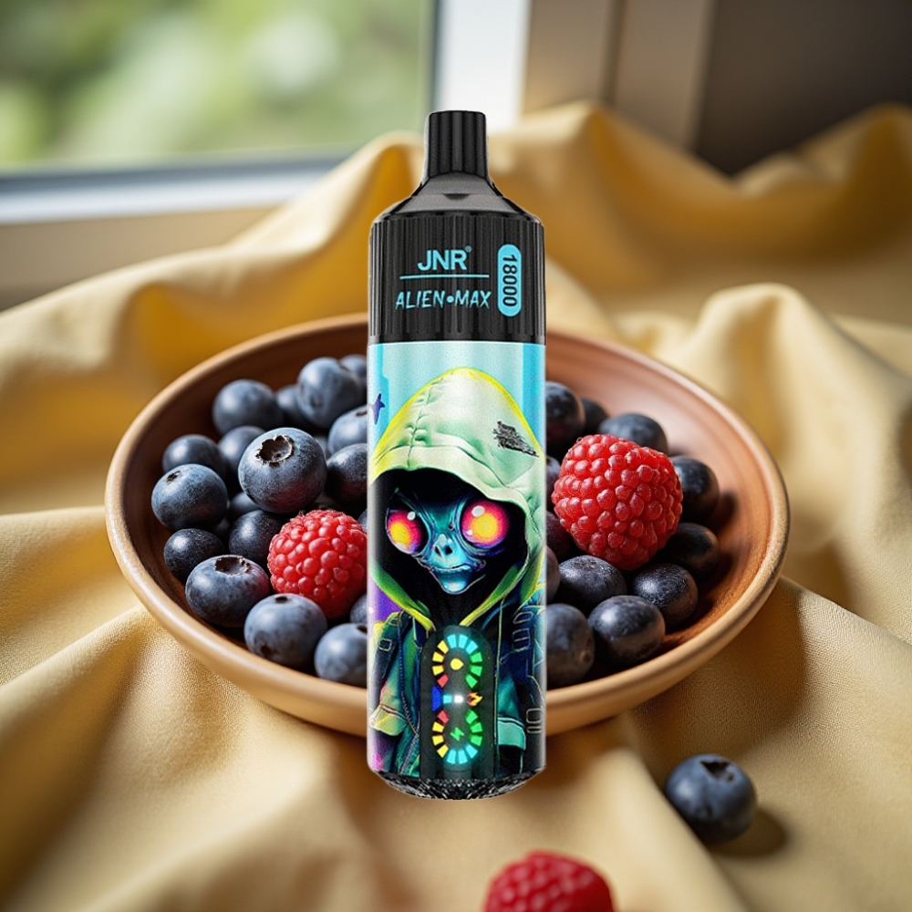 JNR Alien Max 18000 Puffs Dual Mesh Blueberry Малина