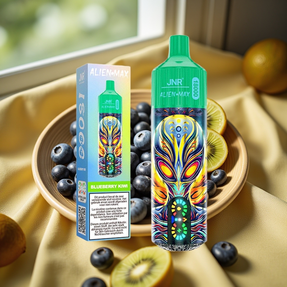 JNR Alien Max 18000 Puffs Dual Mesh Blueberry Kiwi Disposable Vape
