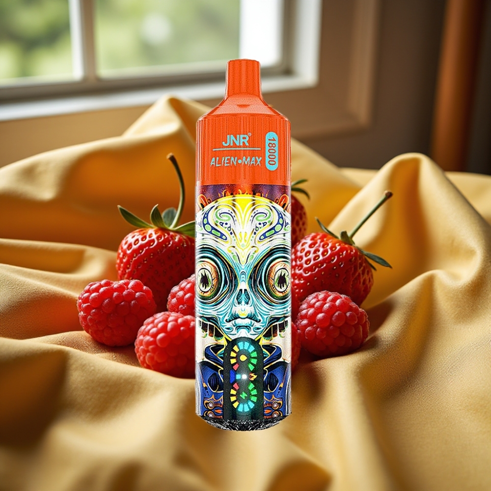 JNR Alien Max 18000 Puffs Dual Mesh Ягоди: Ягода Малина Череша