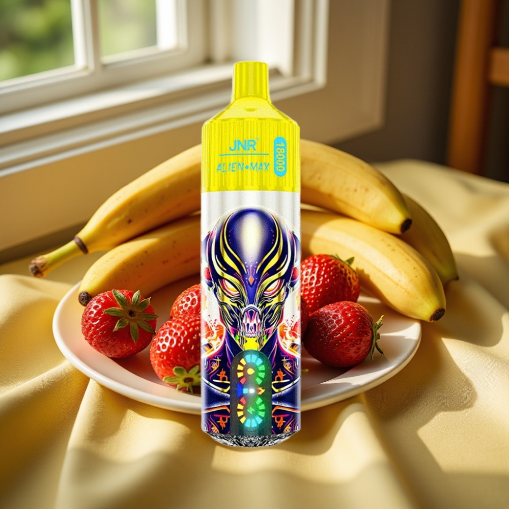 JNR Alien Max 18000 Puffs Dual Mesh Стрък Биляна Ягода