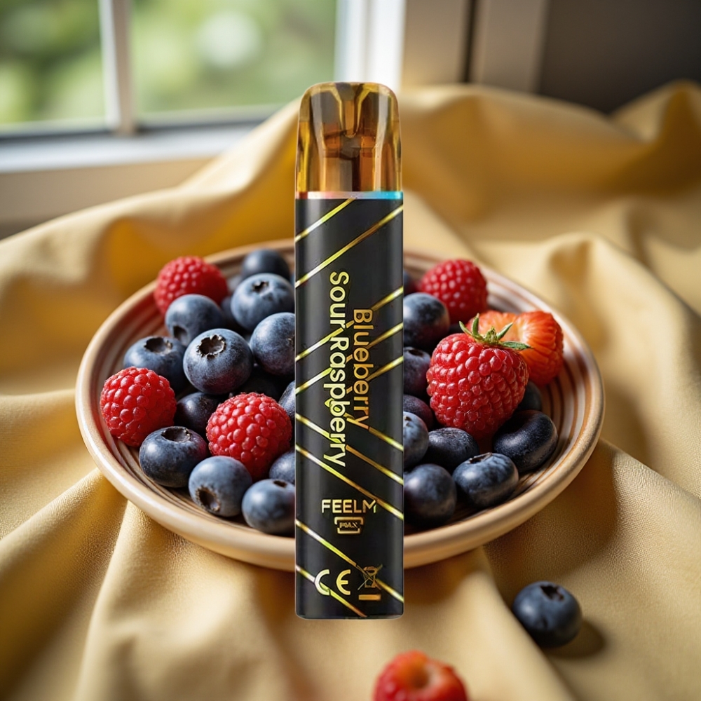 JNR Black&Golden 800 Puffs 550mAh Disposable Vape Синьо-кисела малина