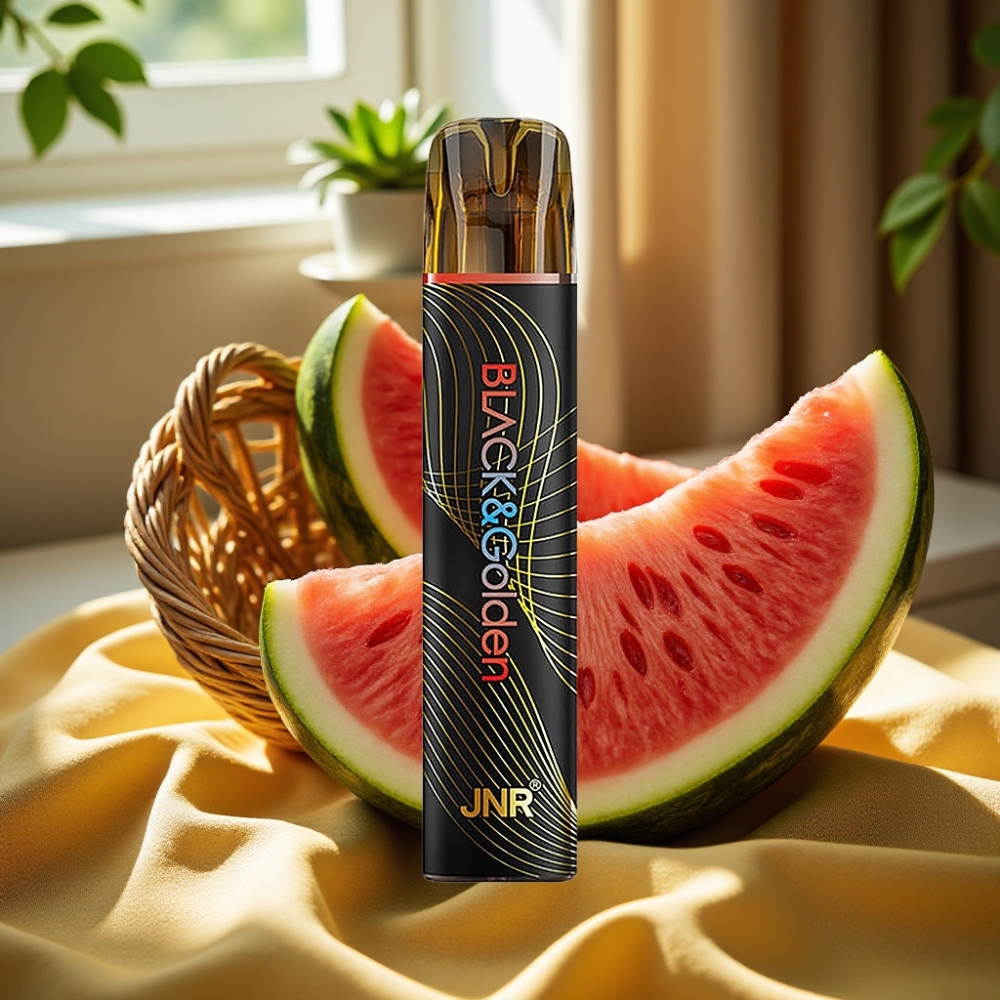 JNR Black&Golden 800 Puffs 550mAh Диня Лед Disposable Vape