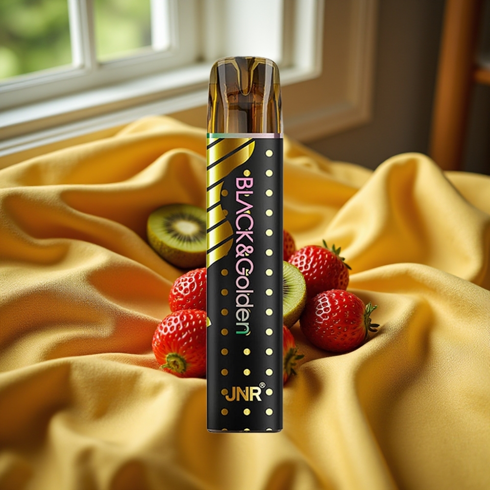 JNR Black&Golden 800 Puffs 550mAh Disposable Vape Ягода Киви