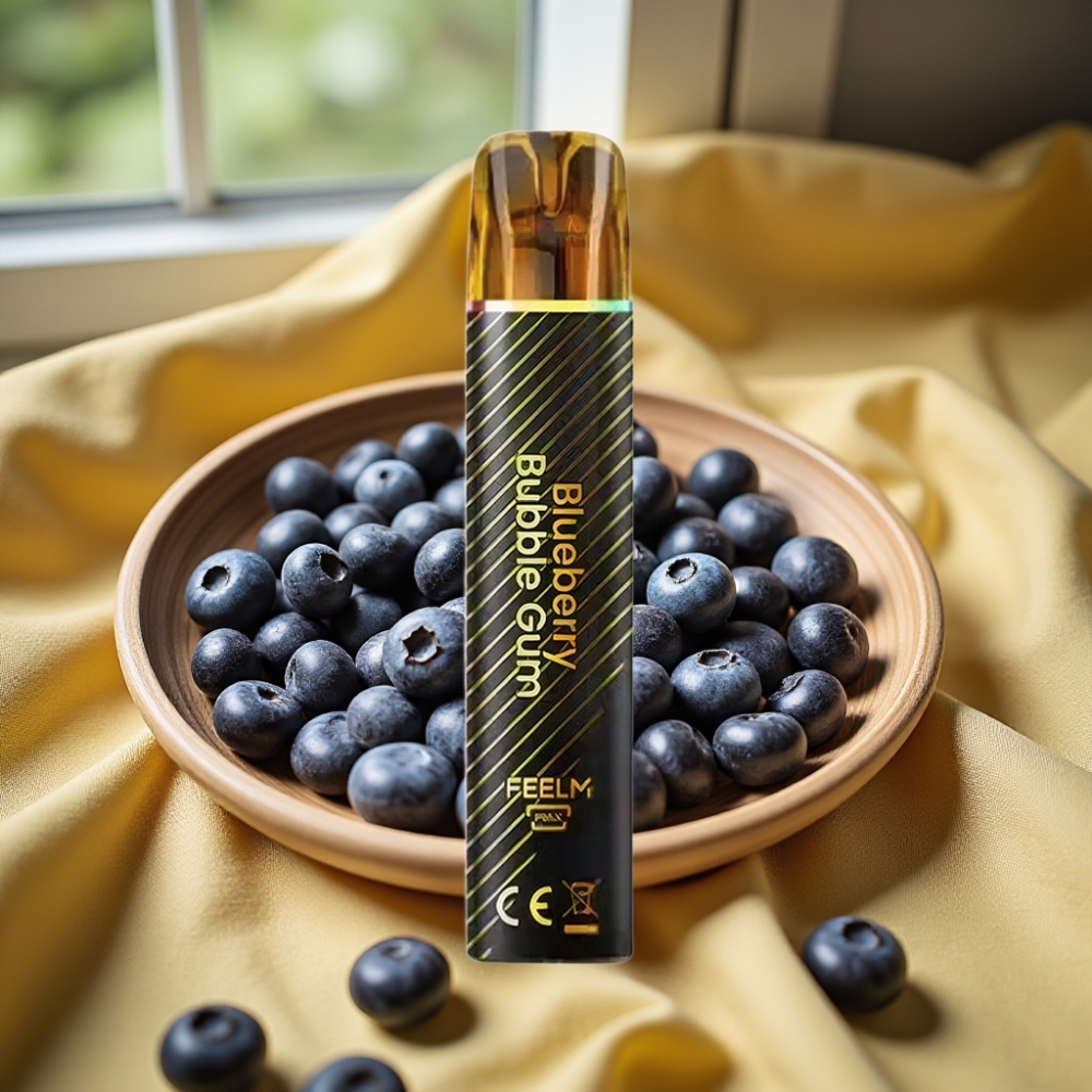 JNR Black&Golden 800 Puffs 550mAh Disposable Vape Синьо Боровинково Дъвка