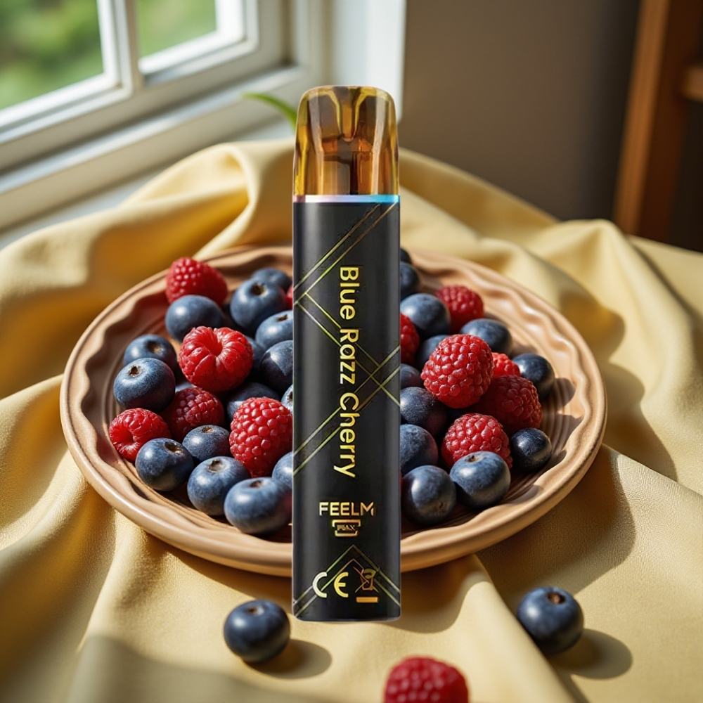 JNR Black&Golden 800 Puffs 550mAh Синьо Малина Череша