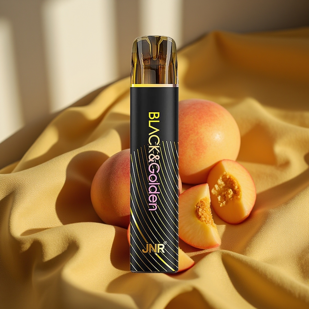 JNR Black&Golden 800 Puffs 550mAh Праскова Манго