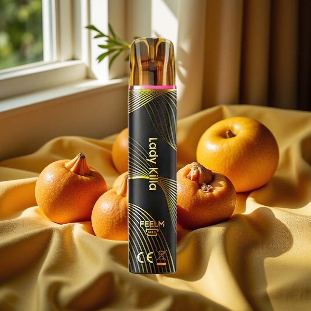 JNR Black&Golden 800 Puffs Disposable Vape Дама убиец 550mAh