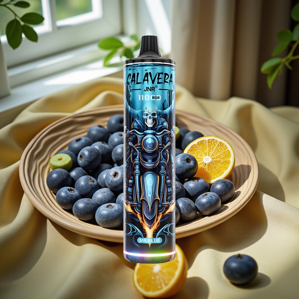 JNR Calavera 11000 Puffs Disposable Vape Господин Син с 850 mAh Батерия