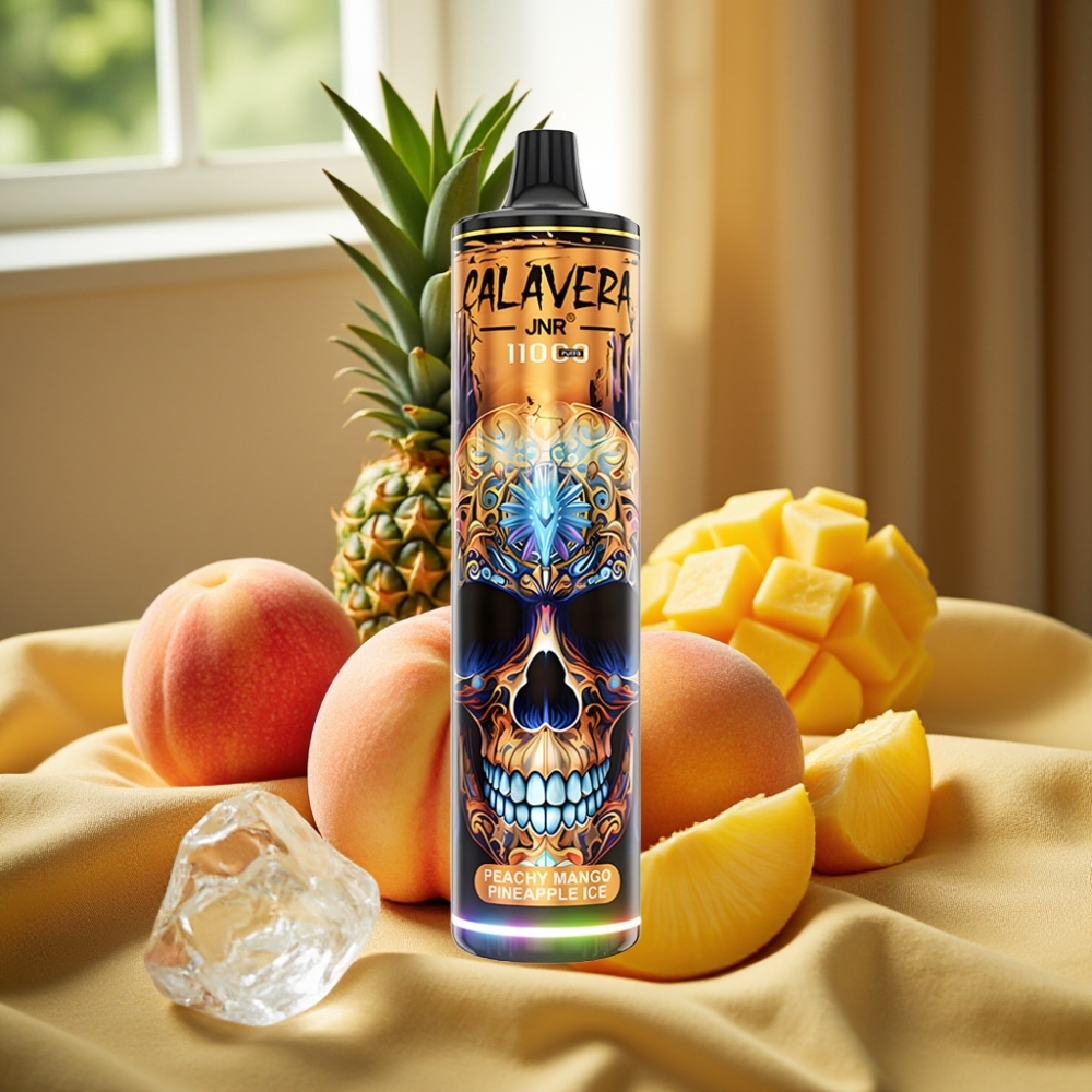 JNR Calavera 11000 Puffs Disposable Vape 850mAh Праскова Манго Ананасов Лед