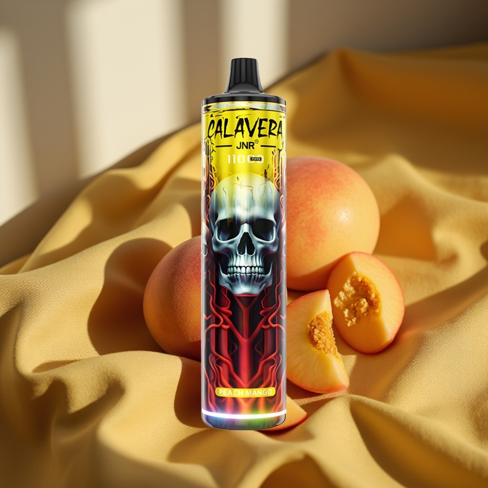 JNR Calavera 11000 Puffs Peach Mango Disposable Vape Type-C 850mAh