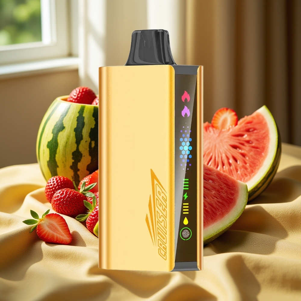 JNR Cruiser 12000 Puffs Dual Mesh Strawberry Кокосова Диня No-Charge Disposable Vape