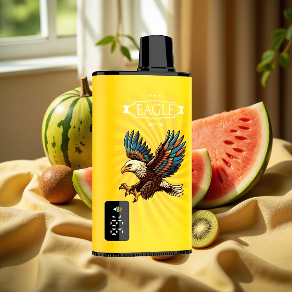JNR EAGLE Smart 23000 Puffs Digital Screen Adjustable Airflow Диса Инжектор Киви Диня Лед