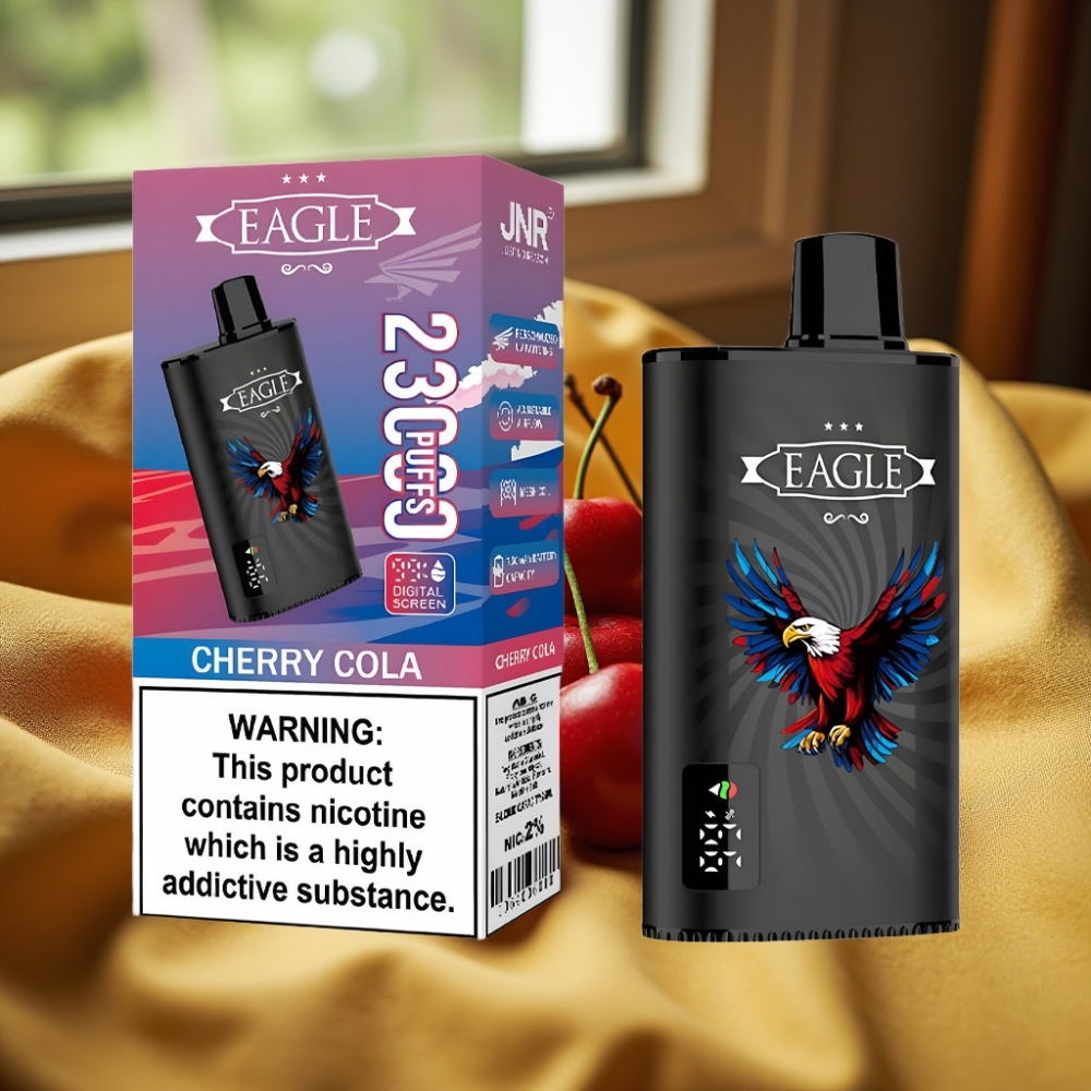 JNR EAGLE Smart 23000 Puffs Digital Screen Cherry Кола Disposable Vape