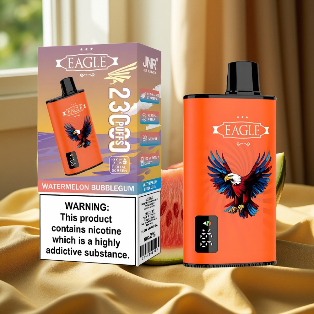 JNR EAGLE Smart 23000 Puffs Disposable Vape Диня Dъвка с Digital Screen & Adjustable Airflow