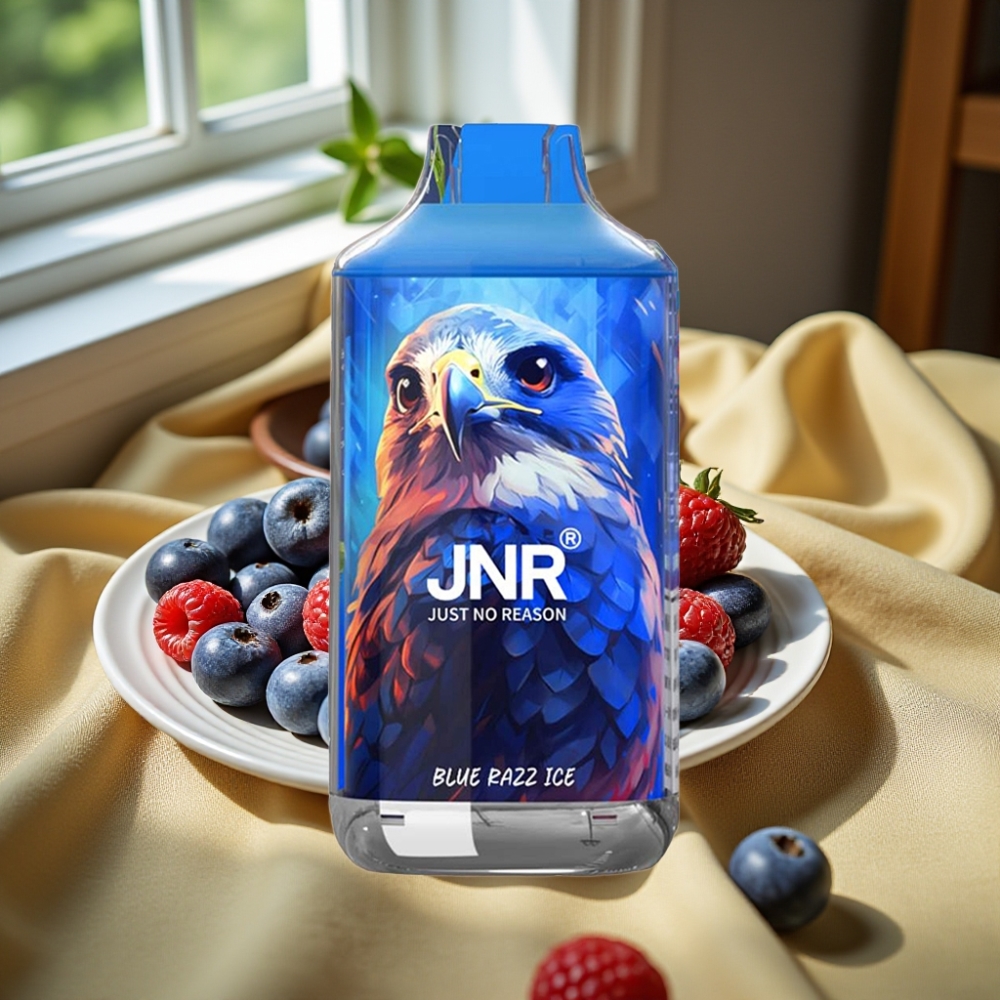 JNR Falcon 16000 Puffs 850mAh Синьо Мразовит Малина