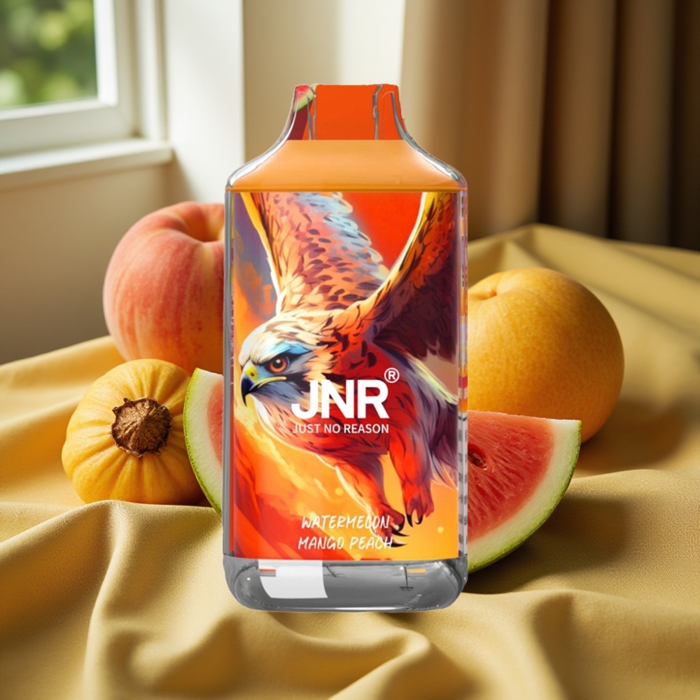 JNR Falcon 16000 Puffs Dual Mesh Coil Воден Манго Праскова