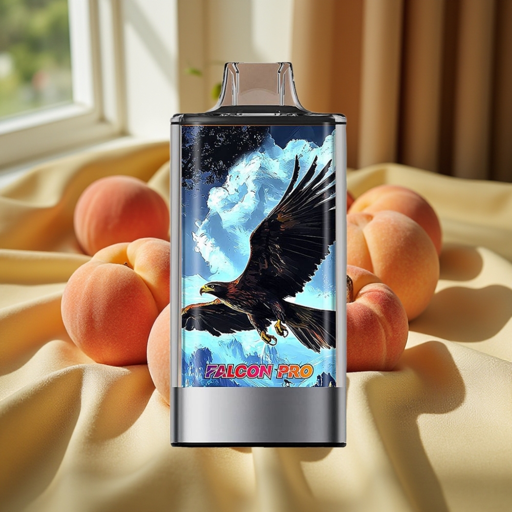 JNR Falcon Pro 28000 Disposable Vape Бял Праскова Razz Dual Mesh Coil