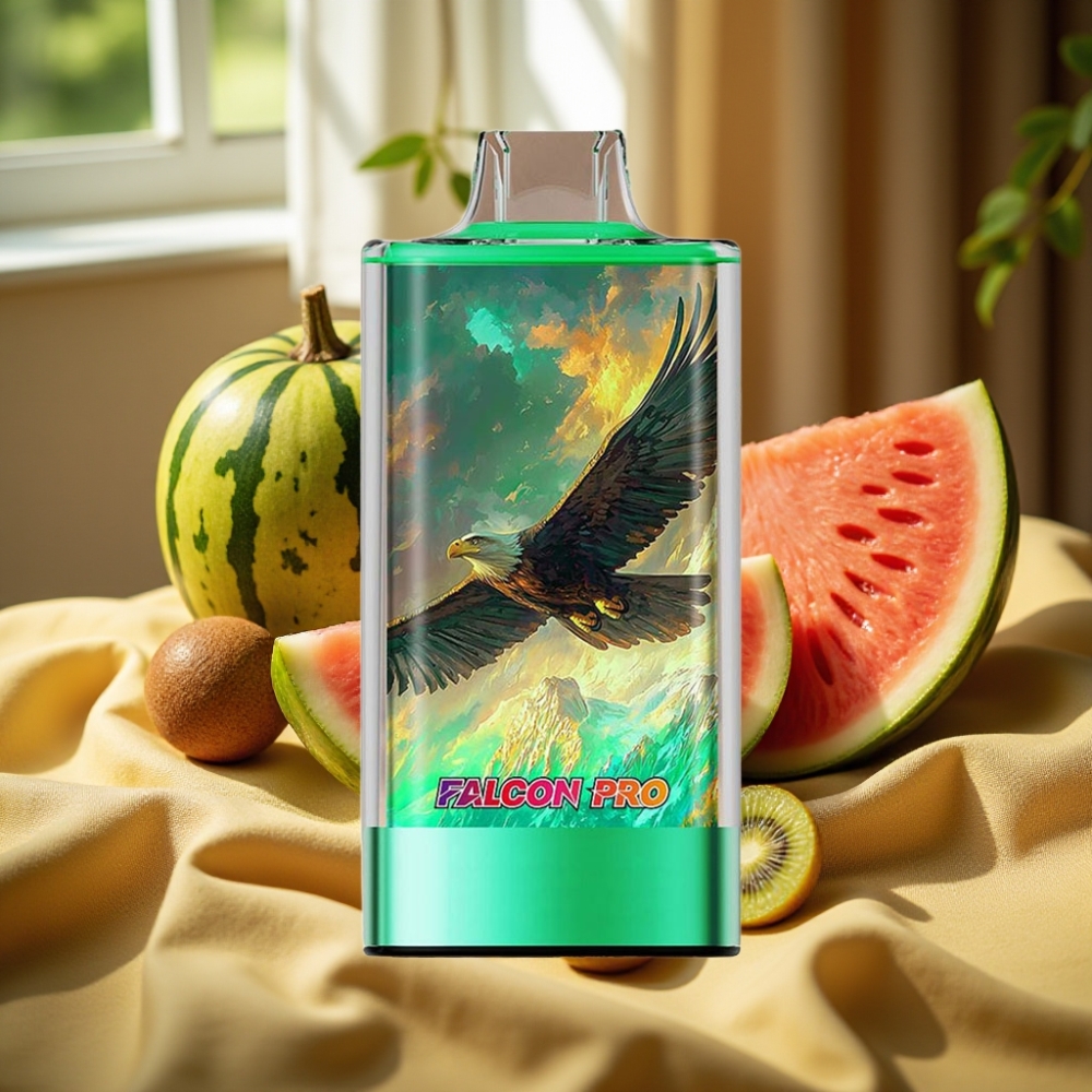 JNR Falcon Pro 28000 Киви Диня Лед с USB Type-C и Dual Mesh Coil