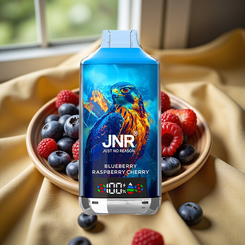 JNR Falcon X 18000 Puffs 24ml Цифров Дисплей Боровинка Малина Череша