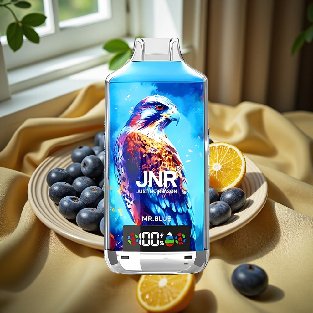 JNR Falcon X 18000 Puffs Dual Mesh Coil Господин Синьо