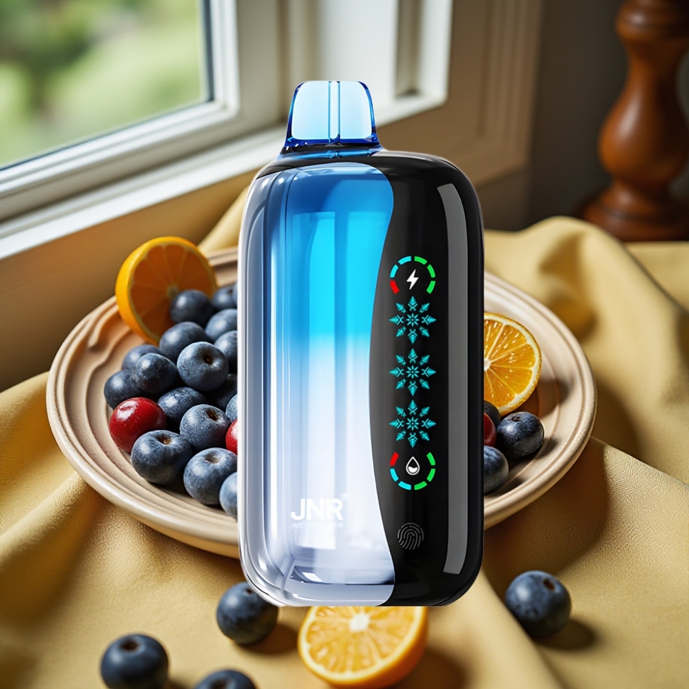 JNR Flex Ice 21000 Puffs Dual Mesh Touch Screen Синьо Черешово Взрив