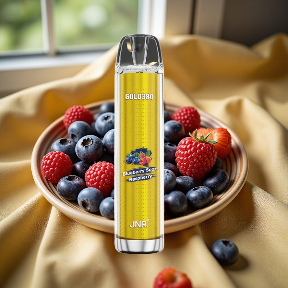 JNR Gold380 6000 Puffs 1500mAh Disposable Вейп Синьо горско малиново
