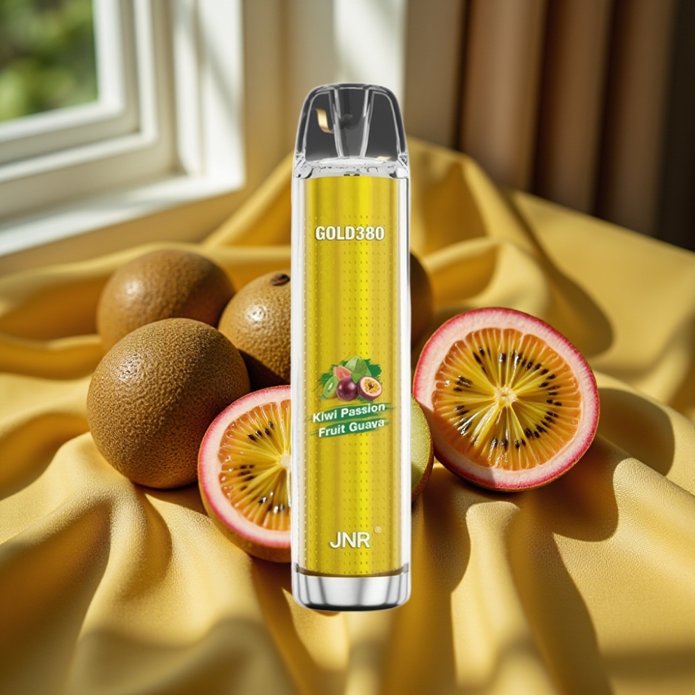 JNR Gold380 6000 Puffs 1500mAh Disposable Vape Киви Пъшо Фрукт Гуава