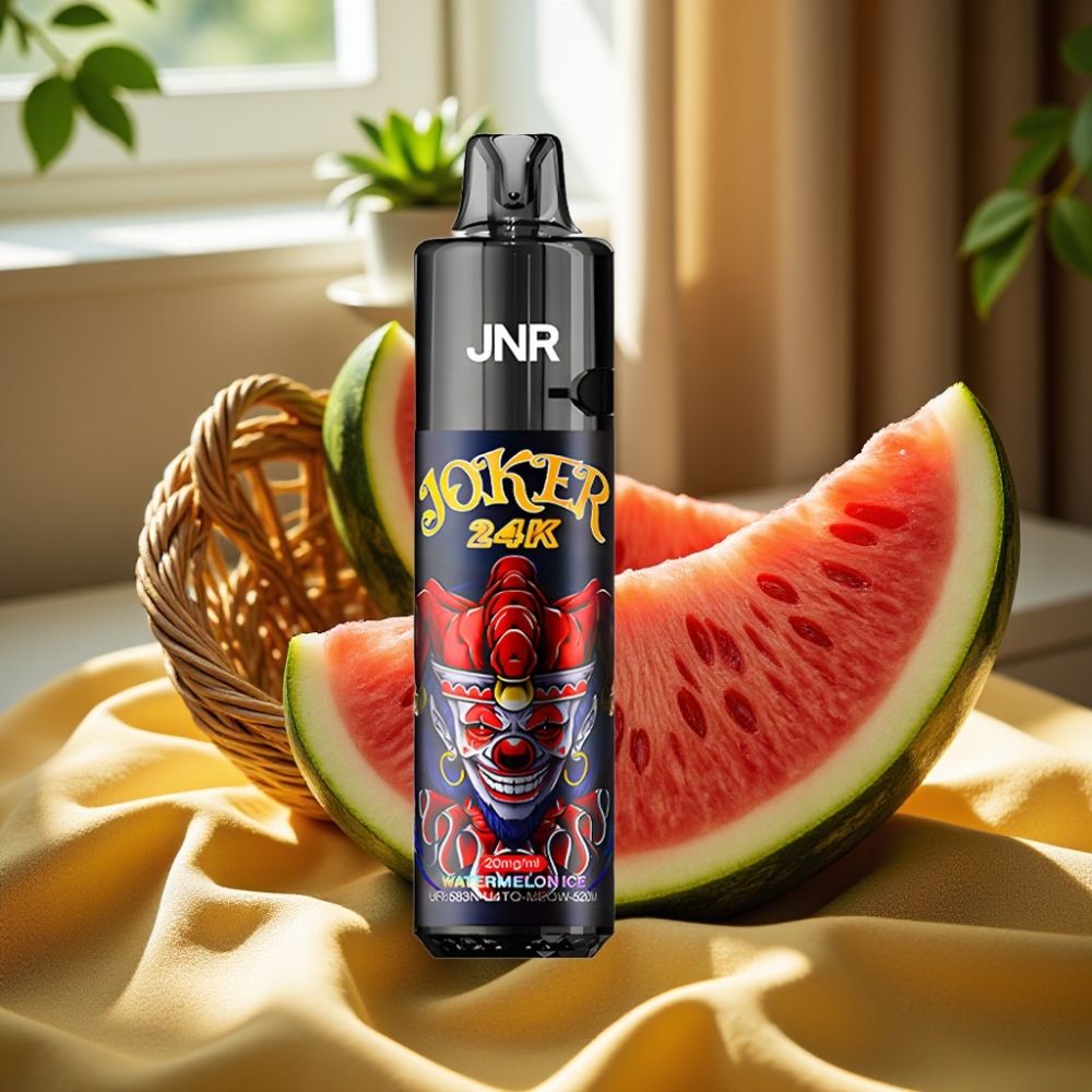 JNR Joker 24K Puffs Refillable Disposable Vape Диня Лед 800mAh