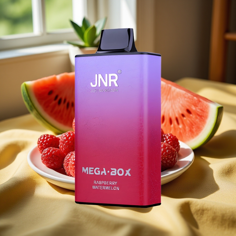 JNR Mega Box 25000 Puffs Dual Mesh 30ml Disposable Vape Малина Диня
