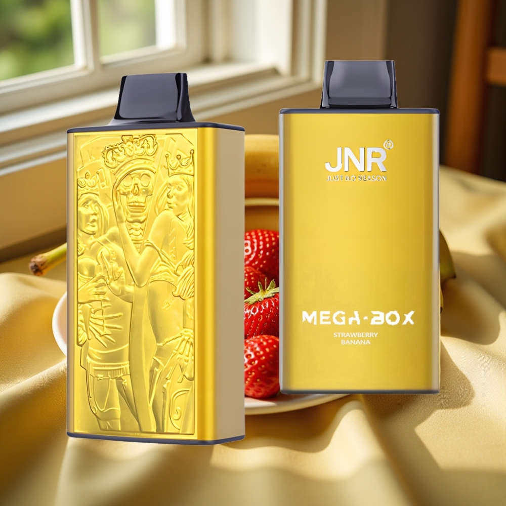 JNR Mega Box 25000 Puffs Dual Mesh Disposable Vape Ягода Банан