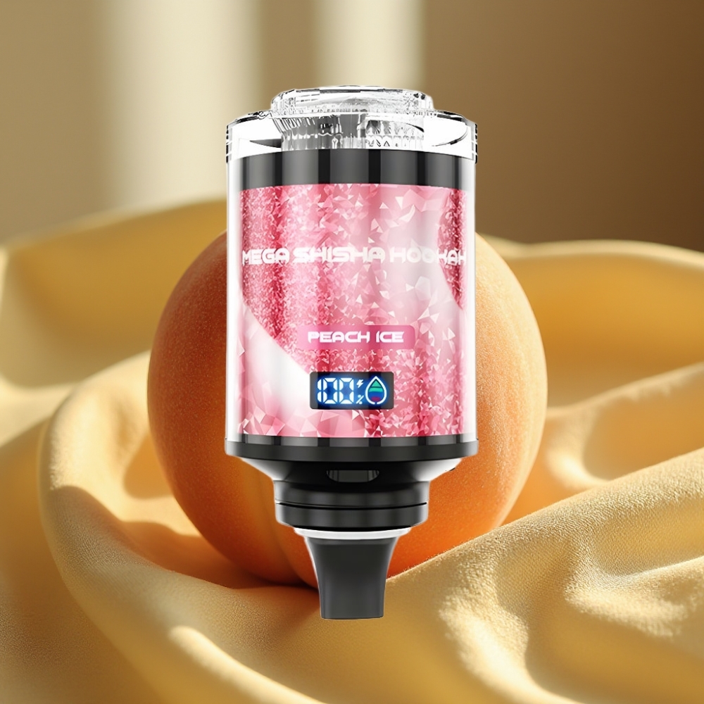 JNR Mega Shisha Hookah 100K 60ml Прахладен Праскова