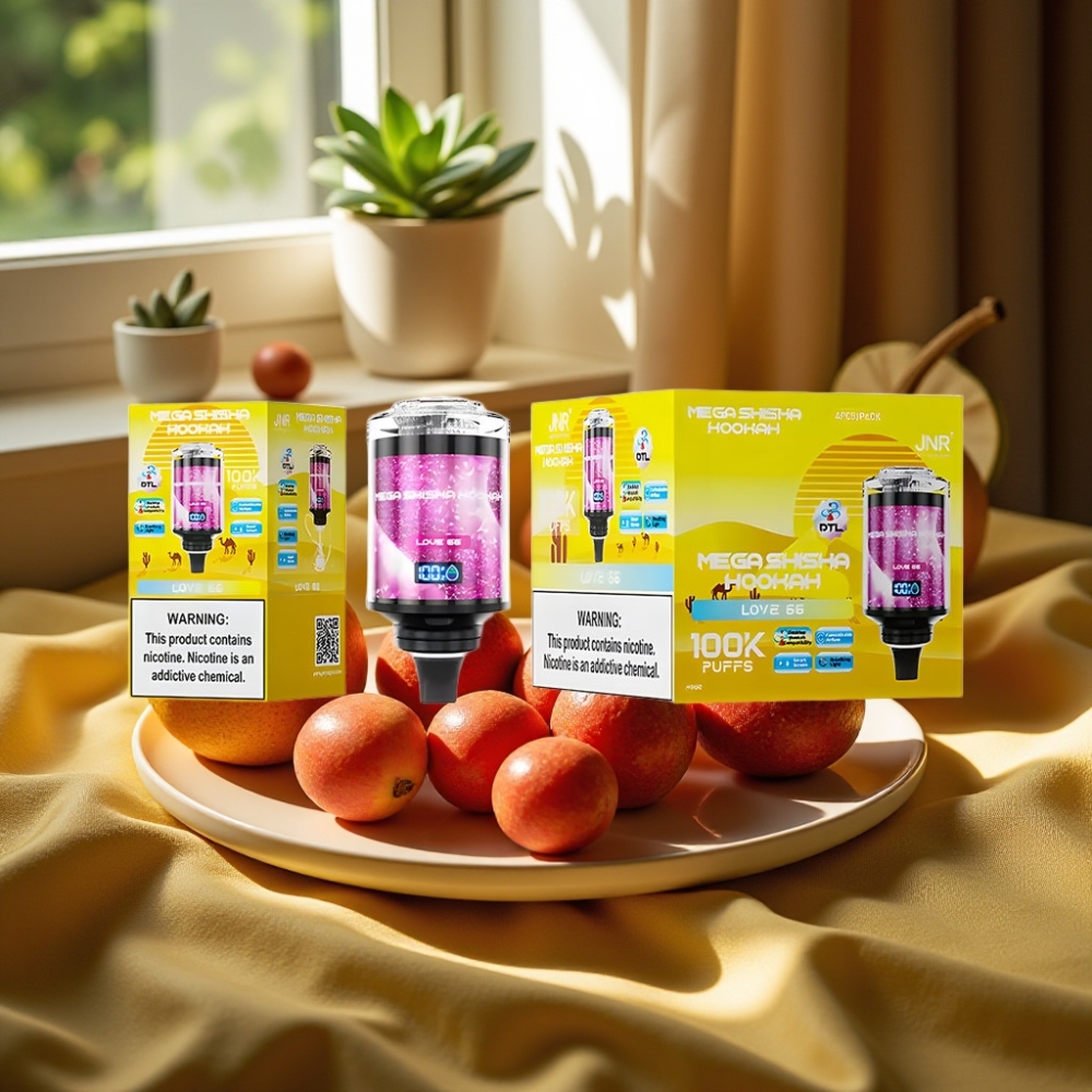 JNR Mega Shisha Hookah 100K Desktop Любов 66 60ml 2200mAh