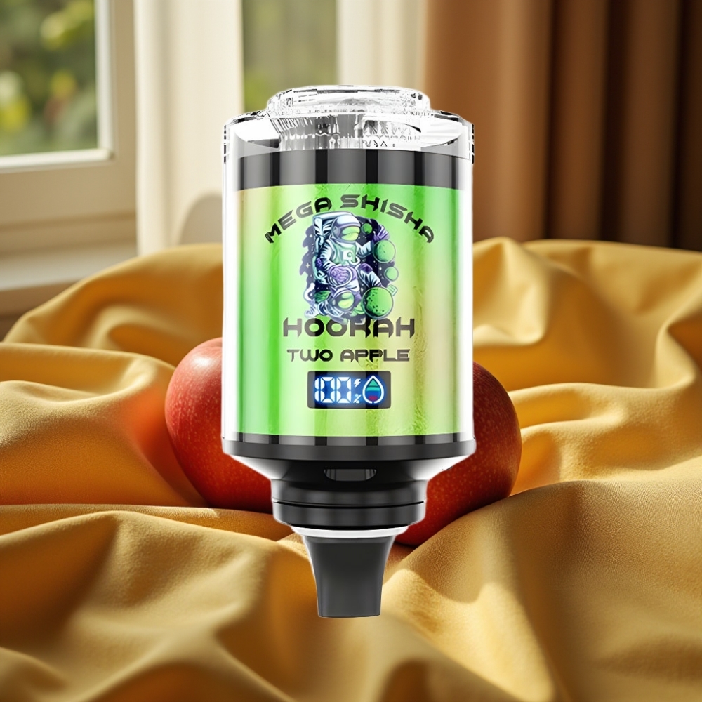 JNR Mega Shisha Hookah 100K Две Ябълки Desktop Compatibility 2200mAh