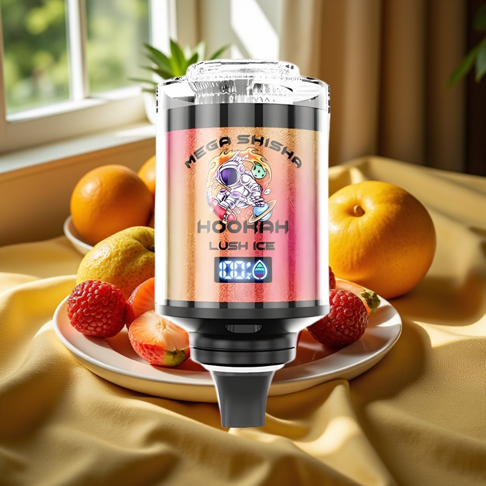 JNR Mega Shisha Hookah 100K Свеж Лед Desktop Compatibility 2200mAh