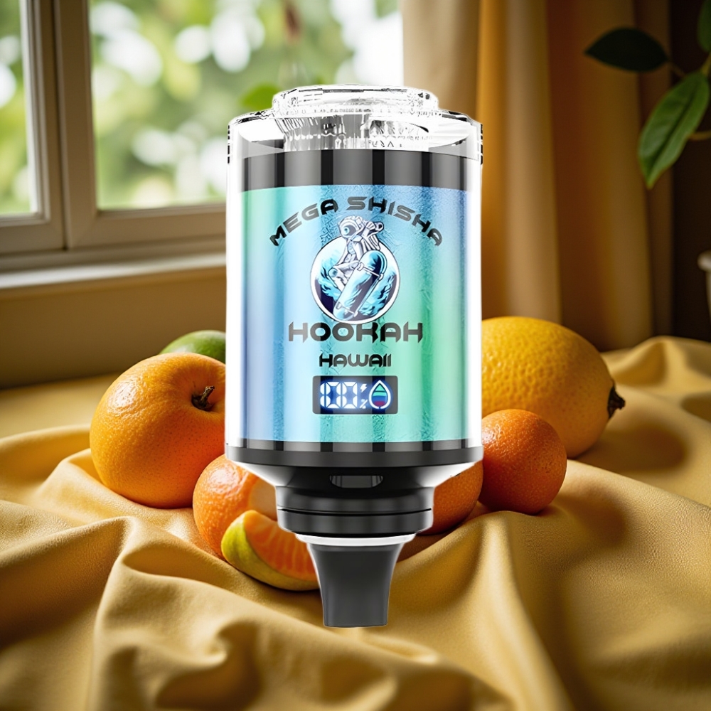 JNR Mega Shisha Hookah 100K Хаваи Desktop Compatibility с 60ml e-Liquid и 2200mAh Battery