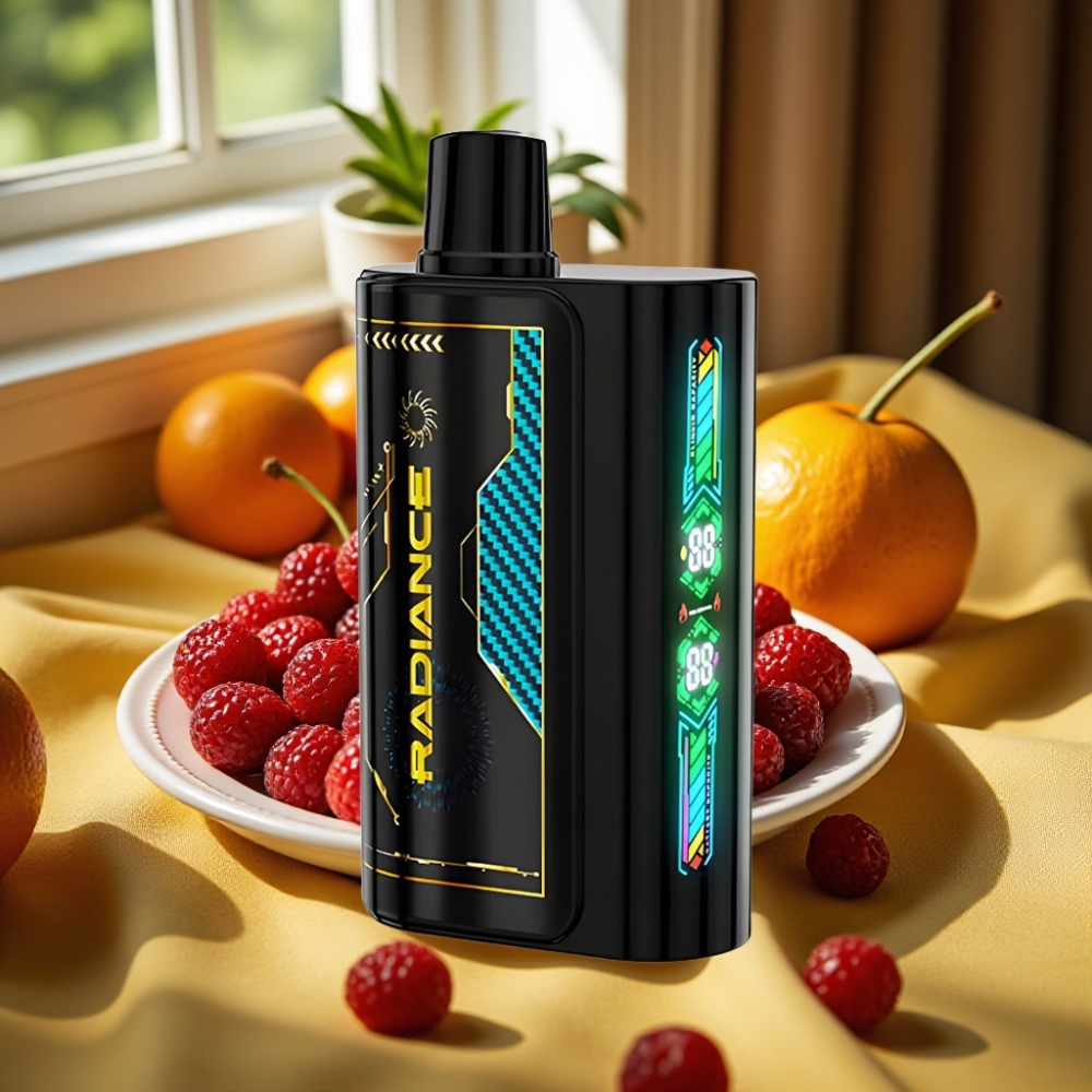 JNR Radiance 31000 Пуфа Disposable Vape Газеща Черешова Кола Dual Mesh Coil