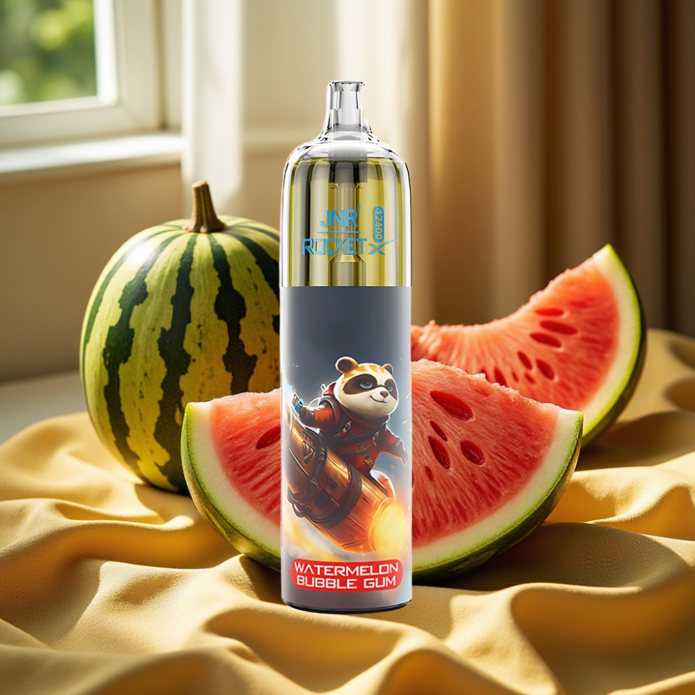 JNR Rocket-X 12400 Puffs Adjustable Airflow Disposable Vape Диня Bubble Gum