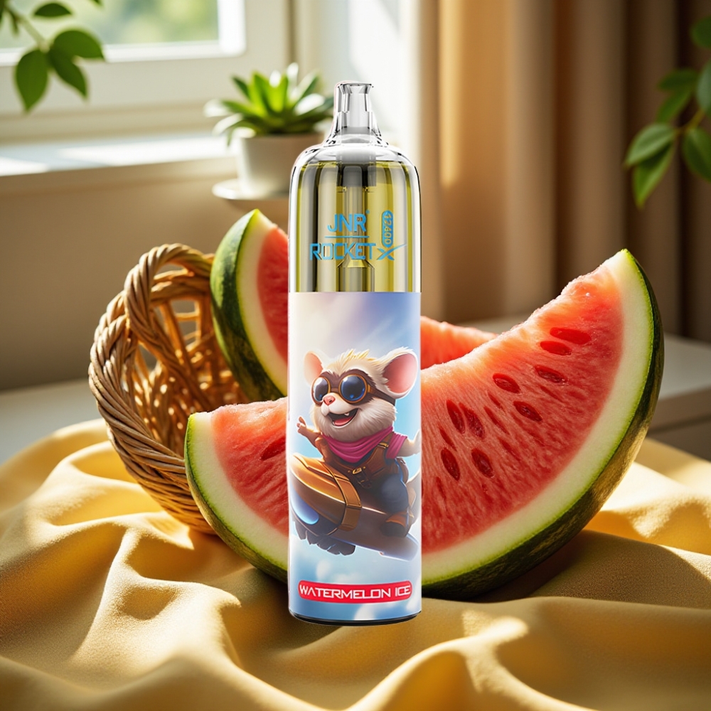 JNR Rocket-X 12400 Puffs Adjustable Airflow Диня Лед Disposable Vape
