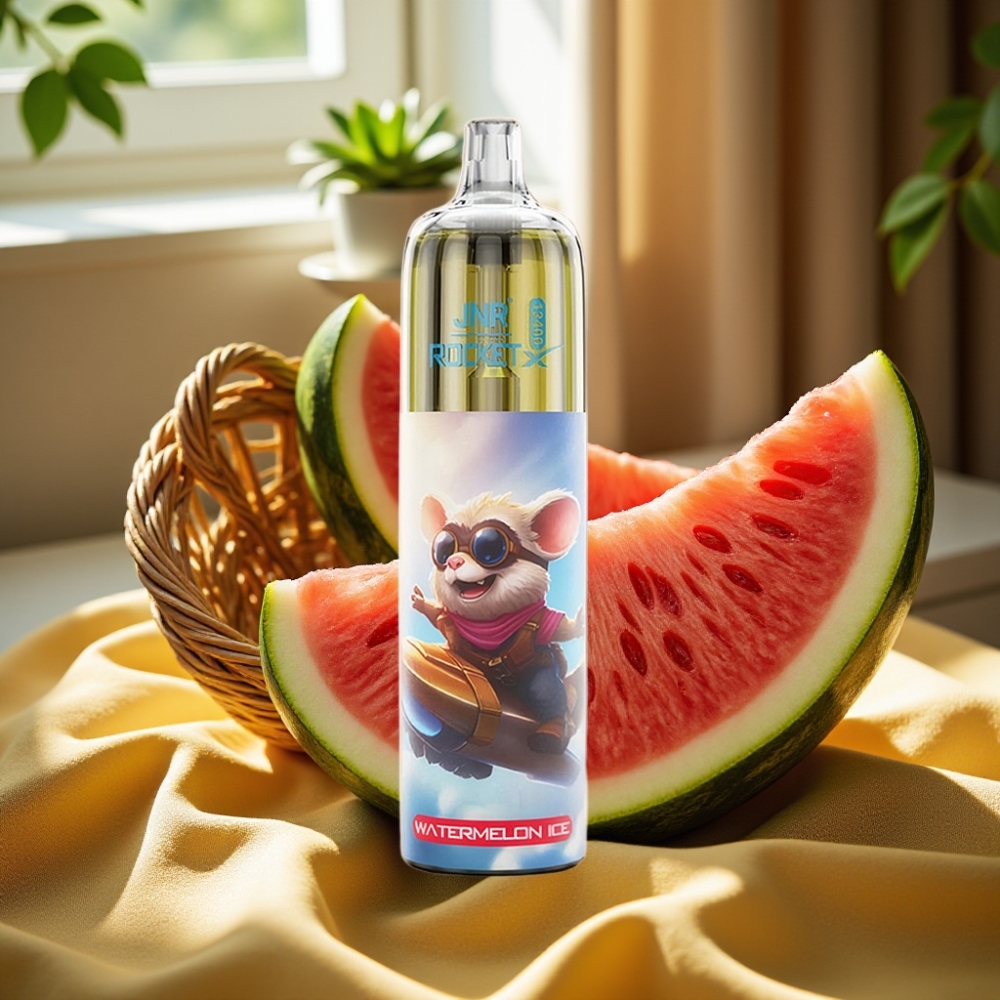 JNR Rocket-X 12400 Puffs Adjustable Airflow Диня Лед Disposable Vape