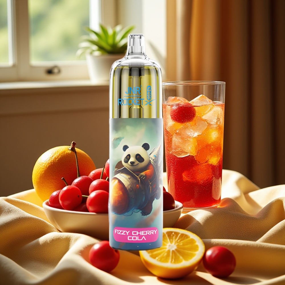 JNR Rocket-X 12400 Puffs Adjustable Airflow RGB ВИШНА КОЛА