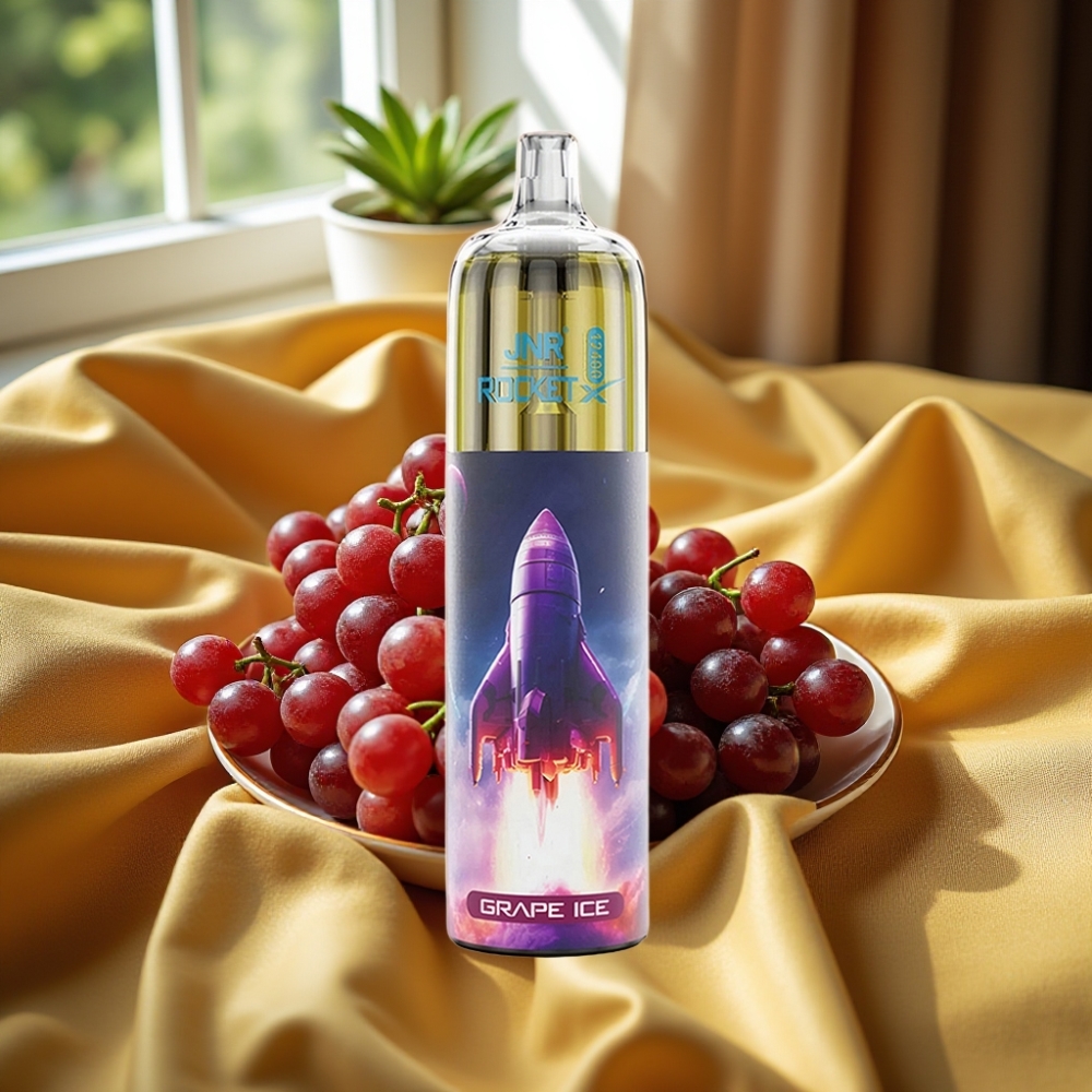 JNR Rocket-X 12400 Puffs Disposable Винен Лед с RGB светлини и Adjustable Airflow