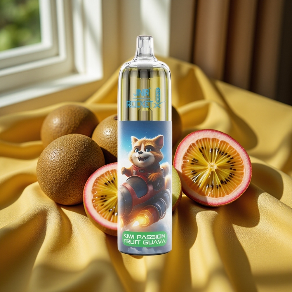 JNR Rocket-X 12400 Puffs RGB Airflow Disposable Vape Киви Пъстра Фрукта Гуава