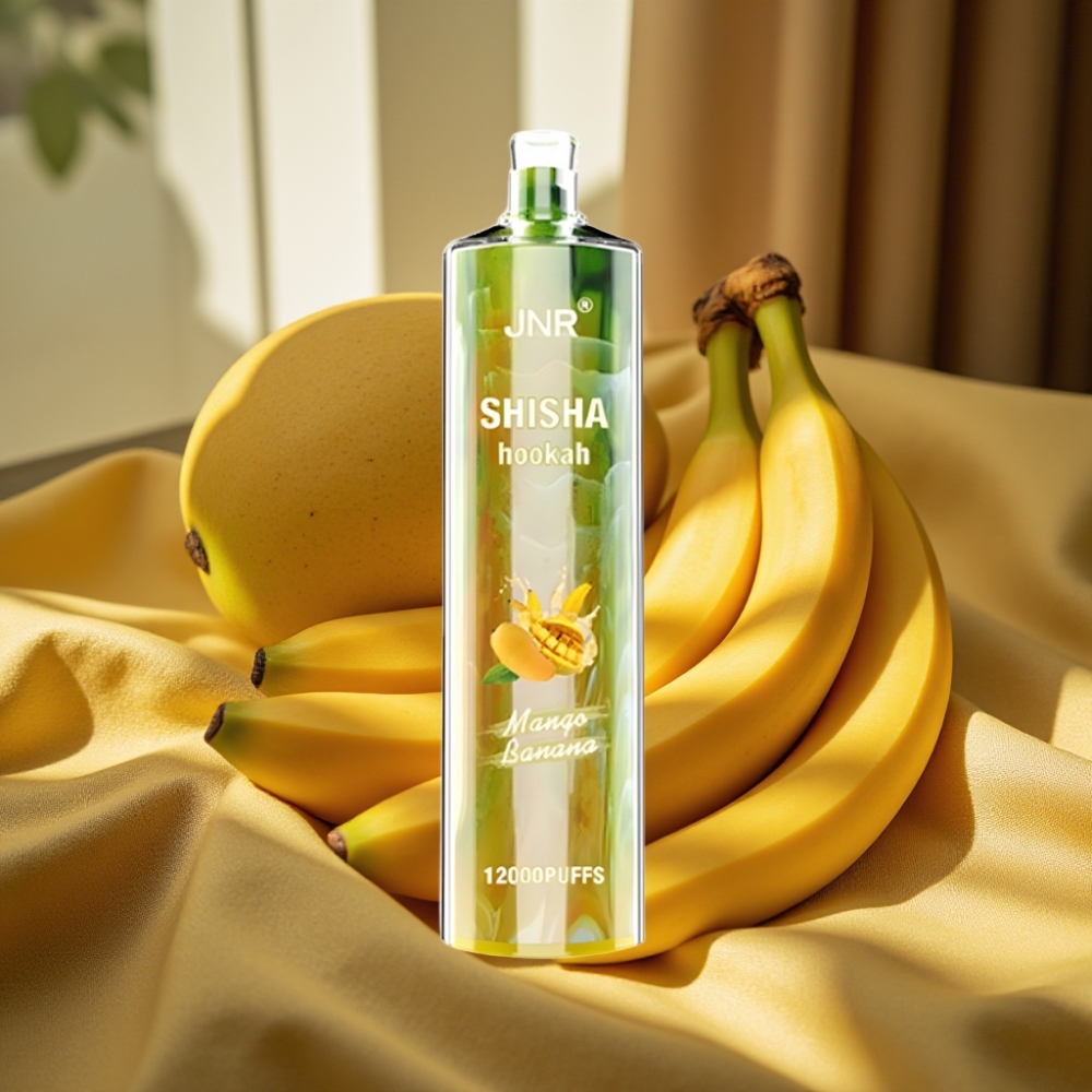 JNR Shisha Hookah 12000 Puffs 24ml Mango Банан