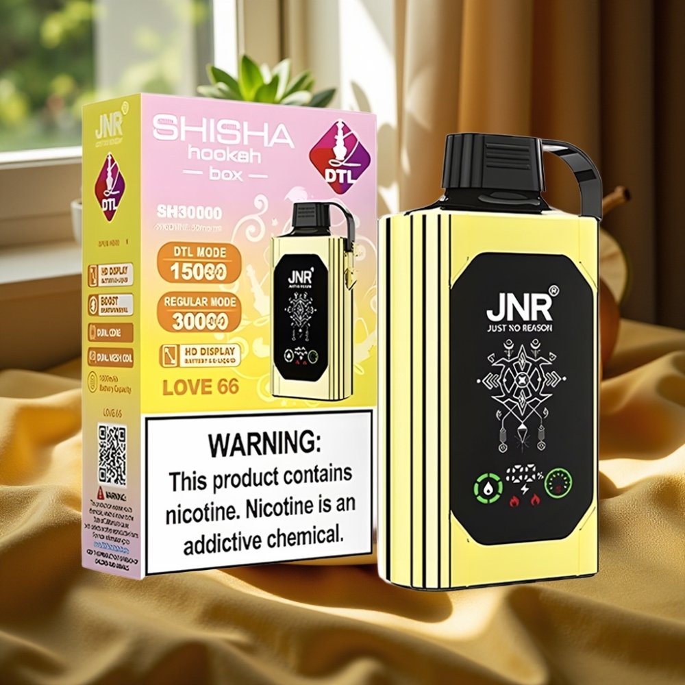 JNR Shisha Hookah Box 20500 Puffs 25ml Love 66