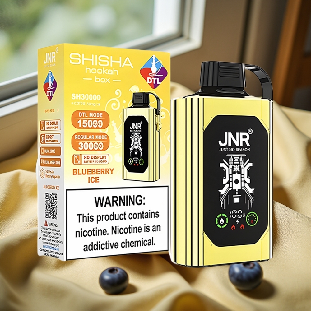 JNR Shisha Hookah Box 20500 Puffs Dual Mesh Coil Боровинков Лед