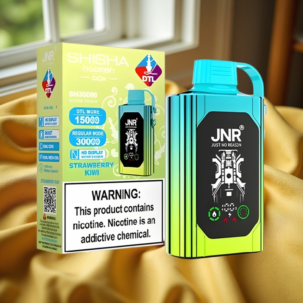 JNR Shisha Hookah Box 20500 Puffs Dual Mesh Coil Ягода Киви