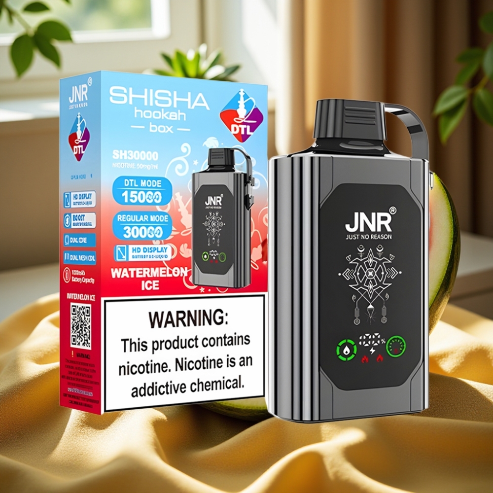 JNR Shisha Hookah Box 20500 Puffs Type-C Диня Лед