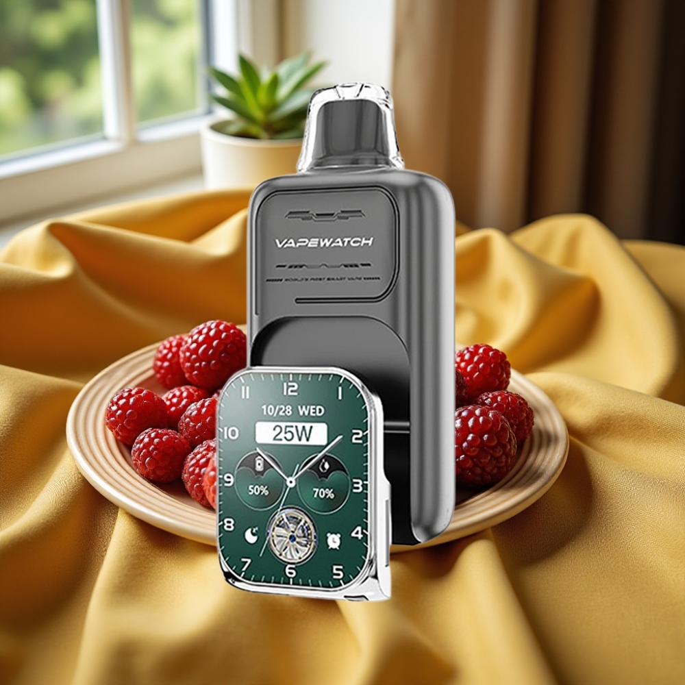 JNR VapeWatch 30000 Пуфса Батерия 1000mAh Тройна Ягода