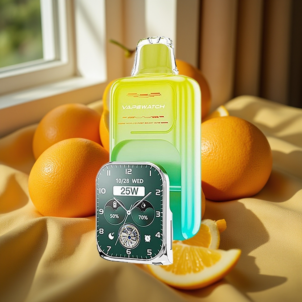 JNR VapeWatch 30000 Puffs Dual Mesh Coil Портокал Манго